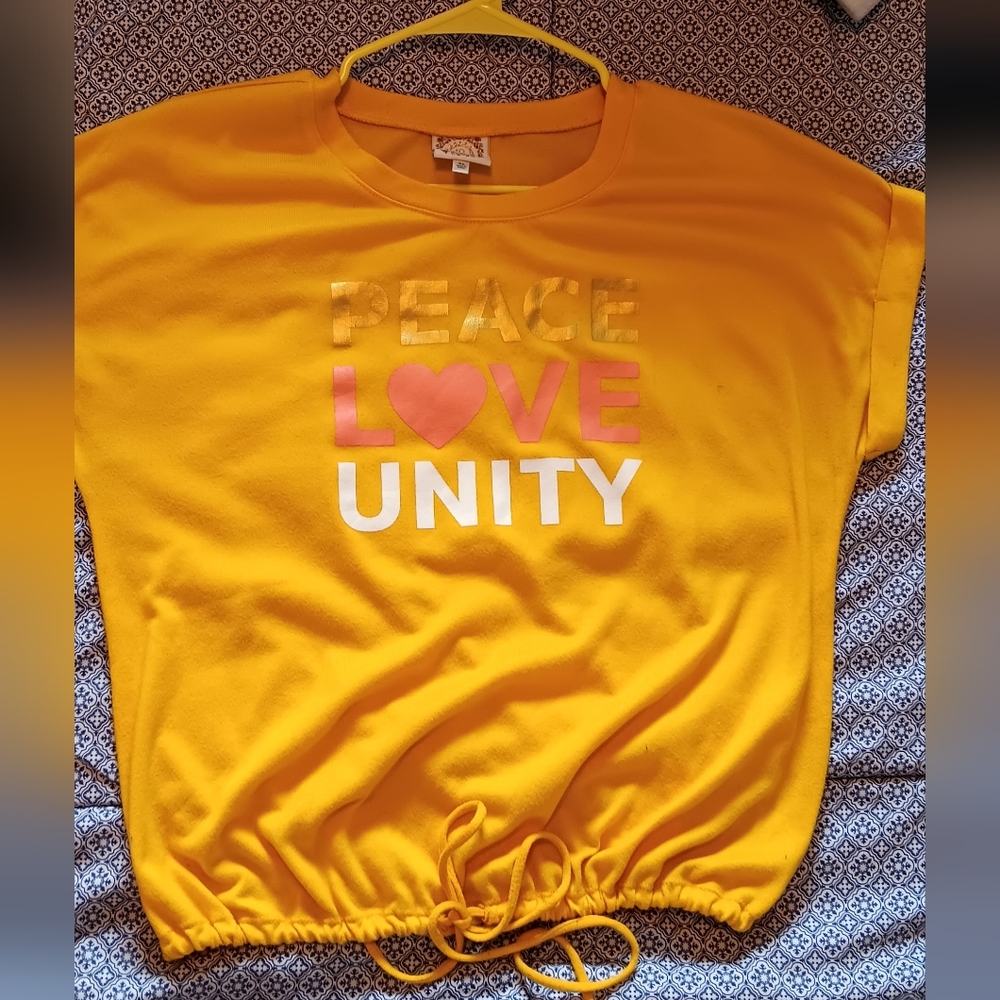Truself "Peace Love Unity" Top Size XL